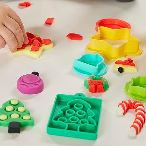 Play-Doh Holiday Set of Tools, 43 Accessories & 10 Colors, Kids Arts & Crafts, Preschool Toys for Girls & Boys, for Kids, Ages 3+ (Amazon Exclusive)