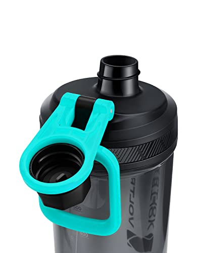 VOLTRX Shaker Bottle, Gallium USB C Rechargeable Electric Protein Shake Mixer, Shaker Cups for Protein Shakes and Meal Replacement Shakes, BPA Free, Made with Tritan, 24oz