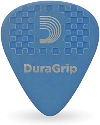 D'Addario DuraGrip Guitar Picks - Guitar Accessories - Grip Stamped - Guitar Picks with Grip for Acoustic Guitar, Electric Guitar, Bass Guitar - 100-pack, 1mm-Medium/Heavy