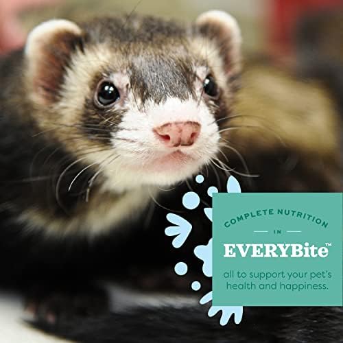 Essentials Ferret Food, Uniform Kibble, Vitamin & Mineral Rich Formula, Kibble for Ferrets, Small Animal Whole Body Support, 4 lb