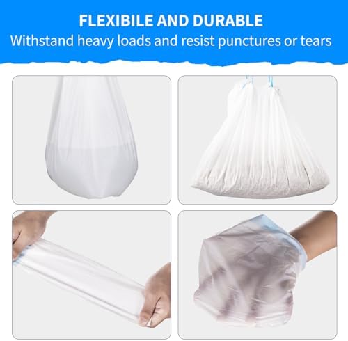 120 Count Extra Large Cat Litter Box Liners, Cat Litter Waste Receptacles Bags for Cleanpethome Self Cleaning Litter Box