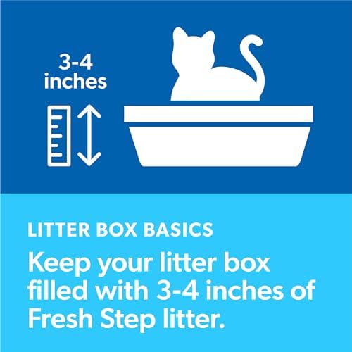 Fresh Step Extreme Clumping Litter With Febreze Freshness, Mountain Spring Scent Clumping Cat Litter With Guaranteed Odor Control, 14 lb. Box