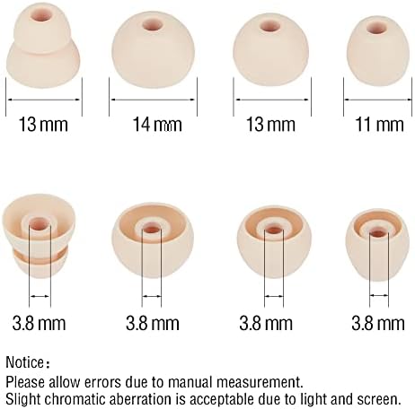 Silicone Earbud Replacement Tips Compatible with Powerbeats Pro Beats Wireless Earphone Headphones,4 Pairs Replacement Earbuds Cap