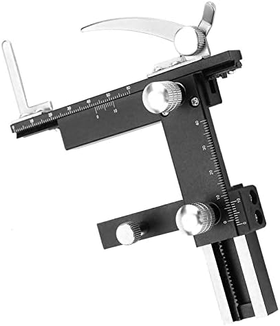 Microscope Accessories Kit Attachable Mechanical Stage X-Y Movable Stage with Scale XSP Biological Microscope Stage Microscope Slides