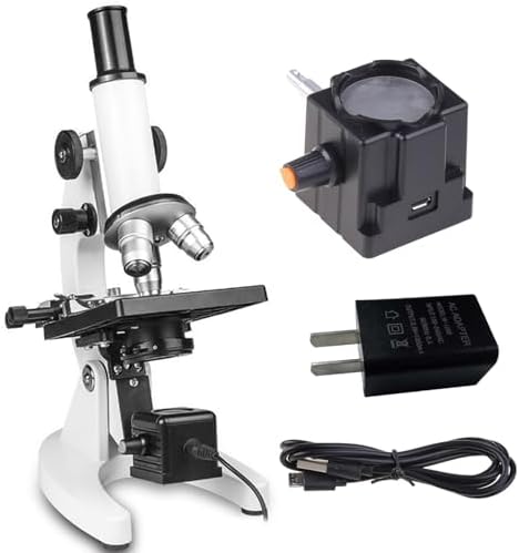 Microscope USB White LED Light Lighting Bottom Biological Microscope Lamp Source Adjustable Microscope Accessories Down Periscope