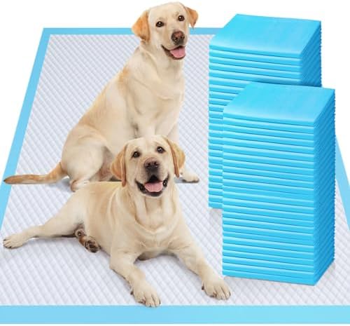 Gimars XXL 30"x36" Thicken 6 Layers Ultra Absorbency Dog Pee Pad Extra Large 3S Quick Dry Leakproof Pee Pads for Dogs, Cats, Rabbits Pets