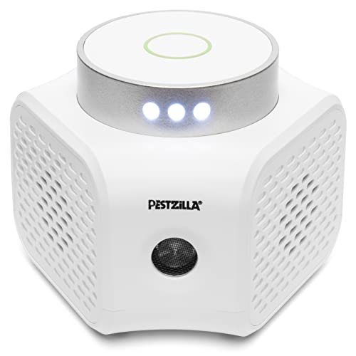 Pestzilla Ultrasonic Pest Repeller – Humane Mouse Repellent & Rat Deterrent - Ultrasound Impluse and LED Strobe Lights – Perfect for Squirrel Repellent Household Pests Repeller & Mice Repellant