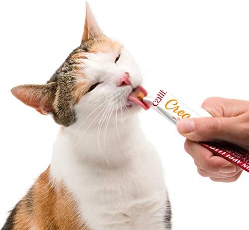 Catit Creamy Lickable Cat Treat, Healthy Cat Treat, Assortment, 15 Count