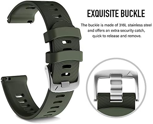 NotoCity Replacement Bands for Garmin Forerunner 245/55, Galaxy Watch 5/4, Vivoactive 3/5 - 20mm, Multiple Colors