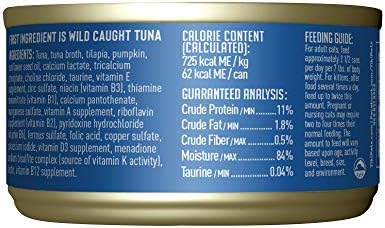 Tiki Cat Aloha Friends, Tuna, Tilapia & Pumpkin, Grain-Free & High Moisture, Wet Cat Food for All Life Stages 3 oz. Cans (Pack of 12)