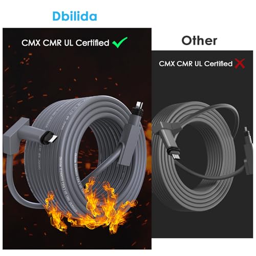 Starlink Cable Gen 2 50FT 33FT 75FT 100FT 150FT, CMX CMR Rated 26AWG Starlink Replacement Cable 1200Mbps, Starlink Extension Ethernet Cable
