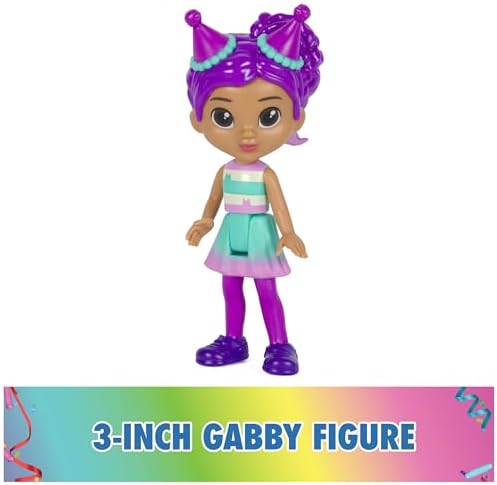 Gabby's Dollhouse, Celebration Themed Figures with Gabby Girl, 5 Cat Toy Figures, Surprise Toys & Dollhouse Accessories, Kids Toys for Girls & Boys 3+