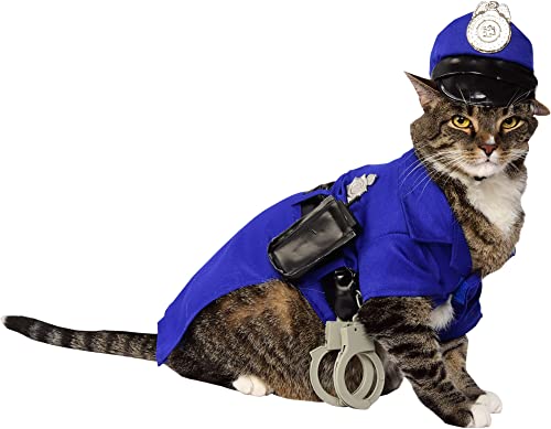Rubies Police Officer Pet Costume for Dogs or Cats, XXXL