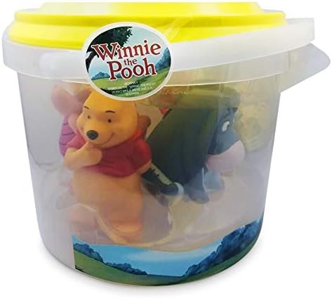 Disney Store Official Bath Set (Winnie The Pooh) - Kids Bath Accessories with Beloved Disney Characters - Colorful and Fun Bath Time Essentials for Kids - Suitable for All Ages