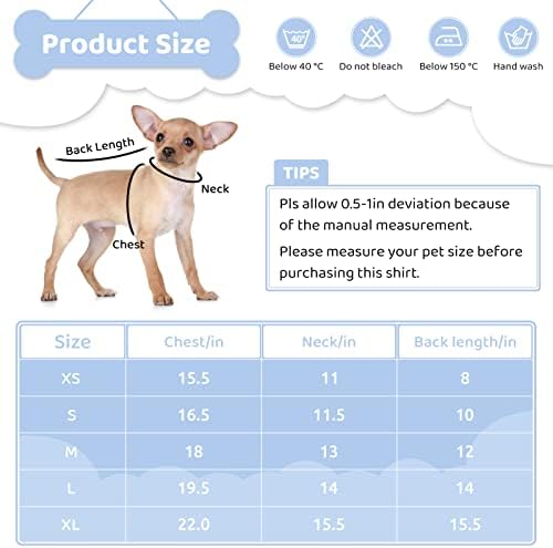 Pet Dog Striped T-Shirt Dogs Cats Cotton Vest Spring Summer Pet Apparel Tee Shirt Suitable for Small and Medium Large Pets French Bulldog Bichon