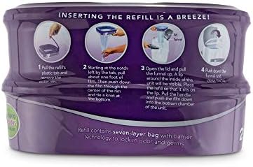 Litter Genie Standard Refill Cartridge for Cat Litter Disposal System, Pack of 2, 2 CT