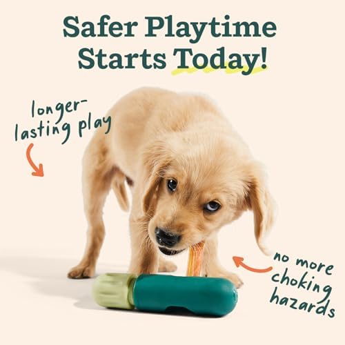 WOOF BullySafe - Bully Stick Holder - Durable Dog Chew Holder for Safe, Long-Lasting Play - Easy to Clean - No More Swallowed Ends