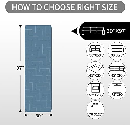 fuguitex Waterproof Dog Bed Cover Couch Cover for Pet Anti-Slip Cat Mat Pet Pad Blanket for Sofa Chair Recliner Bed Furniture Protrctor