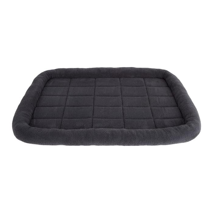 EveryYay by Petco Plush Dog Crate Mat 40" L X 26" W X 2" H Charcoal Grey