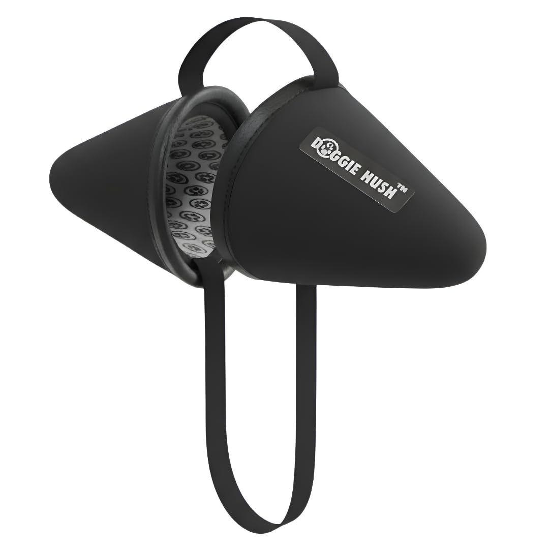 DOGGIE HUSH® Pro - Advanced Ear Protection for Dogs, Noise cancelling, designed for sound-sensitive dogs that need extra comfort and quiet (Small)