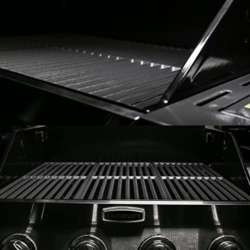 Uniflasy Cast Iron Cooking Grates for Cuisinart GAS2456AS,GAS1456ASO,GAS1456BSO,Kirkland PC2600L,PCA-2600L,PCA-2600N,PC-26001,PC-2600 Model,Grill Grid Replacement Parts 17.8''x24.7'',3 Pack