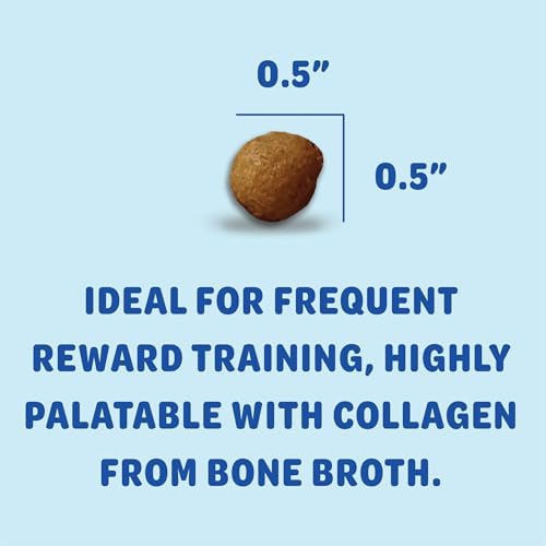 Shameless Pets Dog Training Treats Bacon/Apple and Chicken/Peanut Butter - Natural and Soft Puppy Treats with Collagen - Medium Dog Treats Pack of 2 (8oz Each)