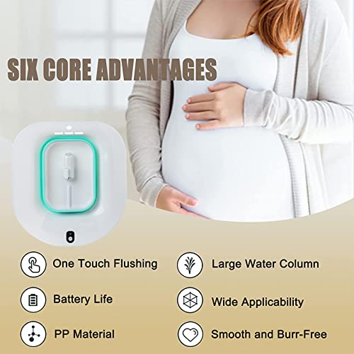 Electric Sitz Bath- Foldable Postpartum Care Basin,Sitz Bath Tub for Cleanse Vagina & Anal, Hemorrhoids and Perineum Treatment,Suitable for Women, Maternity, Elderly (Water Spray)
