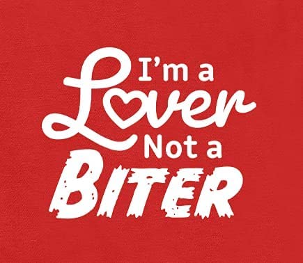 Funny Dog Shirt I'm a Lover Not a Biter Cute Dog Clothes Pet Puppy Cat T-Shirt Dog Accessories for Small & Large Dogs Soft Breathable |
