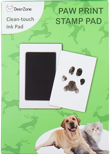 Inkless Paw Print Kit,Dog Paw Print Kit,Dog Nose Print Kit,Clean Touch Ink Pads and Imprint Cards,Pet Paw Print Impression Kit for Dogs Cats Footprint Keepsake