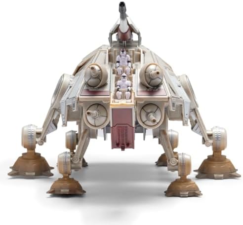 STAR WARS Micro Galaxy Squadron at-TE - 9-inch Six-Legged Vehicle with 2.5-Inch Speeder and Five 1-Inch Micro Figure Accessories