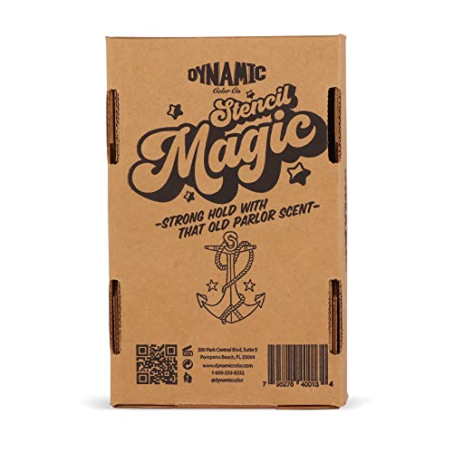 Dynamic Color Co - Stencil Magic Tattoo Stencil Application Solution and Tattoo Stencil Remover, for Tattoo Artists, Made in USA (8 oz Bottle Set)