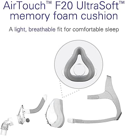 ResMed AirFit F20 Cushion - Full-Face CPAP Mask Cushions Replacement - CPAP Supplies & Accessories - Small