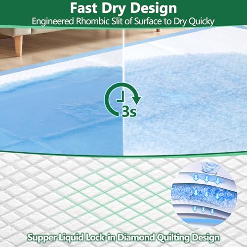 Gimars XXL 30"x36" Thicken 6 Layers Ultra Absorbency Dog Pee Pad Extra Large 3S Quick Dry Leakproof Pee Pads for Dogs, Cats, Rabbits Pets