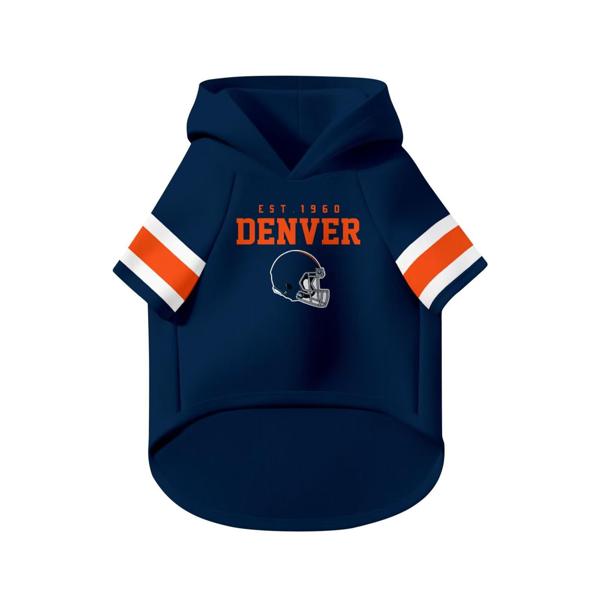 ANTKING Denver Dog Hoodie T-Shirt Pet Clothes Jersey Custom Name and Number Gifts