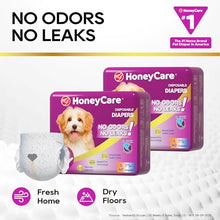 Load image into Gallery viewer, HONEY CARE All-Absorb Disposable Female Dog Diapers Small Size, Improved, 40 Count, Super Absorbent, Breathable, Wetness Indicator (Pack of 1, 40 Count Total)