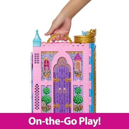 Bundle of Mattel Disney Princess Closet Playset with 2 Fashions, 25 Accessories, Vanity, Dressing Room, Runway & Storage, Opens to 2 Feet + Princess Aurora Fashion Doll, Blonde Hair, Tiara Accessory