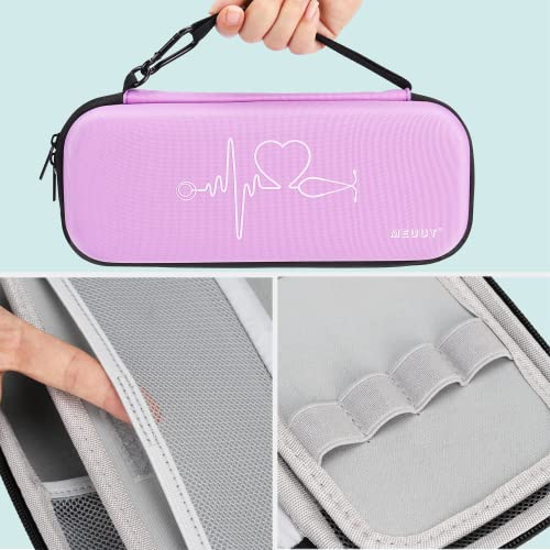 MEUUT 15 pcs Stethoscope Case Kit, Perfect Nurse Gift Include Stethoscope Case, Medical Scissors, Penlights with Batteries, Bandage Wraps, Badge Holders for Nurse Accessories for Work