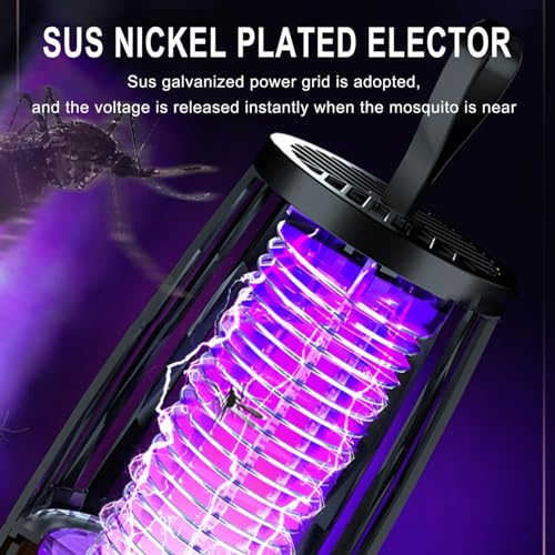 CSEONE Electric ๐ฉ๐๐ ๐๐๐๐๐๐ for Indoor & Outdoor - Rechargeable ๐ด๐๐๐๐๐๐๐ & ๐ญ๐๐ ๐ฒ๐๐๐๐๐, Portable Quiet USB LED Light ๐ป๐๐๐ for Home Office #Daily Use (Black)