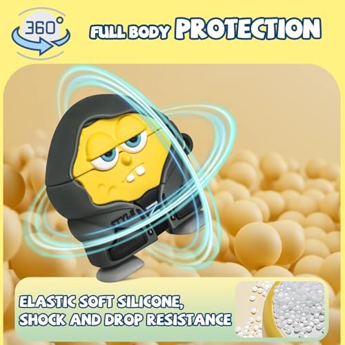Cute Case for AirPods 4 Case Cover 2024 with Cleaner kit,3D Cartoon Character AirPods 4th Generation Case,Funny Anime Kawaii Cool Silicone Airpods 4 Accessories with Keychain for Women Girls Boys