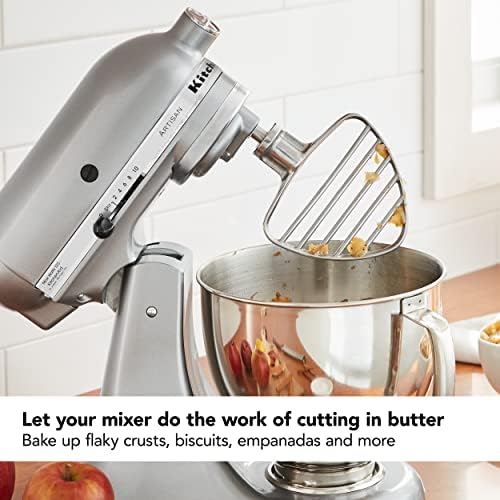 KitchenAid Stainless Steel Mixer Accessories Bundle with Pastry Beater