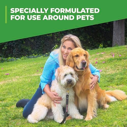 Simple Green Outdoor Odor Eliminator for Pets, Dogs, 1 gallon Refill - Ideal for Artificial Lawns & Patio, Milky White