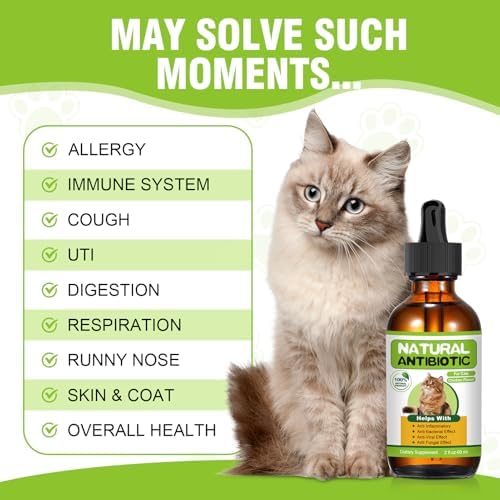 Natural Antibiotics for Cats,Cat Antibiotic,Antibiotics for Cats,Cat Multivitamin,Cat Immune Support,Supports Cat Allergy Itch Relief,Cat Supplements,Cat Allergy Support