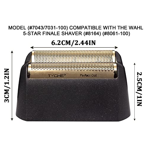 3 Pack Professional Shaver Shaper Replacement Super Close Gold Foil and Cutter Bar Assembly, Super close Shaving for Professional Barbers and Stylists,Compatible with Wahl 5