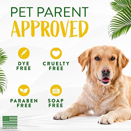 TropiClean Hypoallergenic Waterless Dog Shampoo | Dry Shampoo for Allergies & Sensitive Skin | Safe for Cats | Puppies & Kittens | No Rinse | 7.4oz