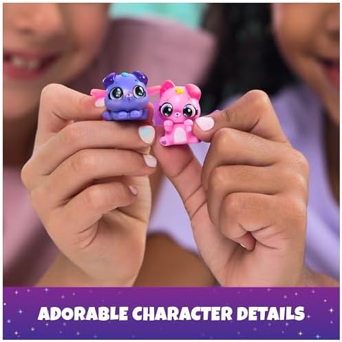 Hatchimals Alive, Neon Rainbow Bestie Pool Party with 2 BFF Figures in Color Reveal Eggs, 14 Accessories, Kids Toys for Ages 3 and up