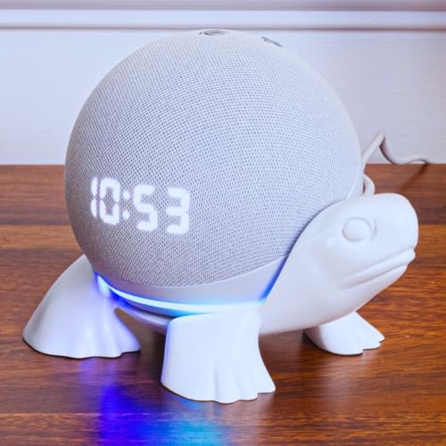 Turtle Echo Dot Holder Stand for Echo Dot 4th/5th Generation, Unique Alexa Holder, Turtle Alexa Stand Holder Mount, Accessories Speaker, dot Stand Holder for Alexa Echo dot, Amazon Echo dot Holder