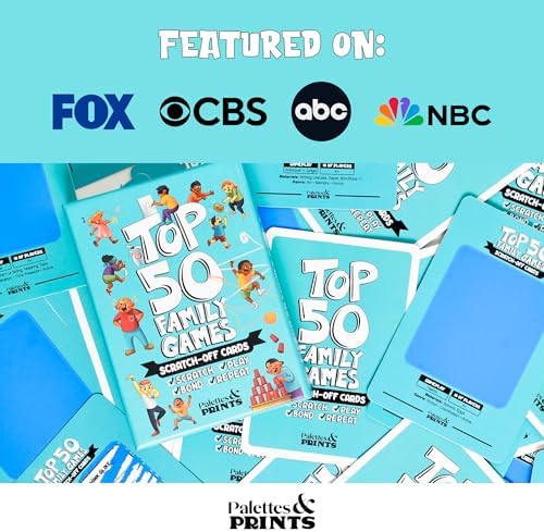 The Ultimate Family Bonding Bundle, Top 50 Family Games + Top 50 Family Activities Scratch Off Decks. +1,000 Hours of Fun. Create Memories That Will Last Forever!…