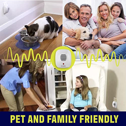 Bell + Howell Ultrasonic Pest Repeller Home Kit (Pack of 4), Ultrasonic Pest Repeller, Pest Repellent for Home, Bedroom, Office, Kitchen, Warehouse, Hotel