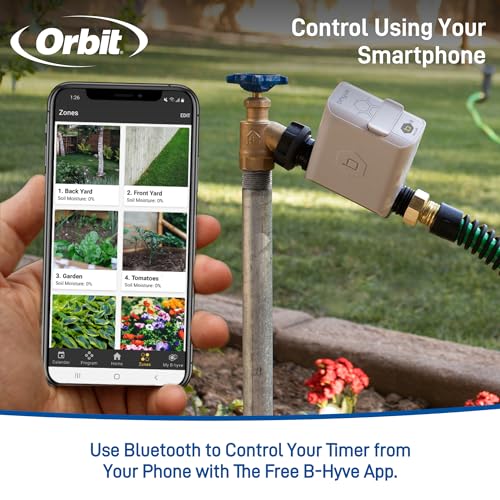 ORBIT 21005 B-hyve Bluetooth Hose Faucet Timer - Gray