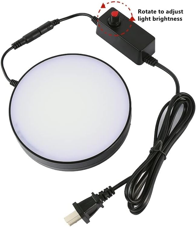 Microscope Accessories Kit for Adult Microscope Illuminators Adjustable Brightness LED Ring Bottom Light Source Eliminate Shadow Reflective for Binocular trinocular Stereo Microscope Light Accessory